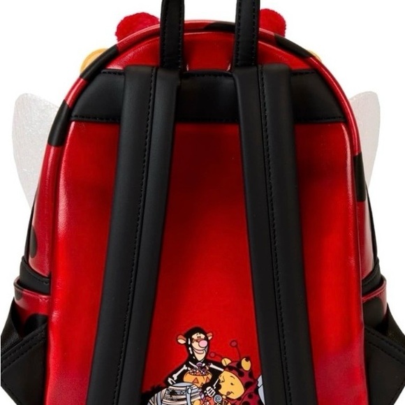 Loungefly Disney Red Winnie the Pooh LadyBug Backpack NEW W/ Tags - Picture 4 of 5